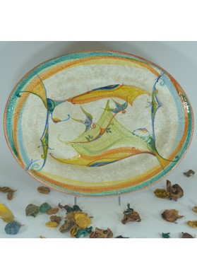 Piatto Ornamentale - Artigianato sardo di Ceramiche Volo